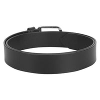 Black oil pull-up belt