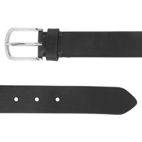 Black oil pull-up belt
