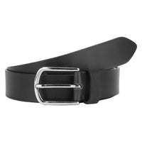 Black oil pull-up belt