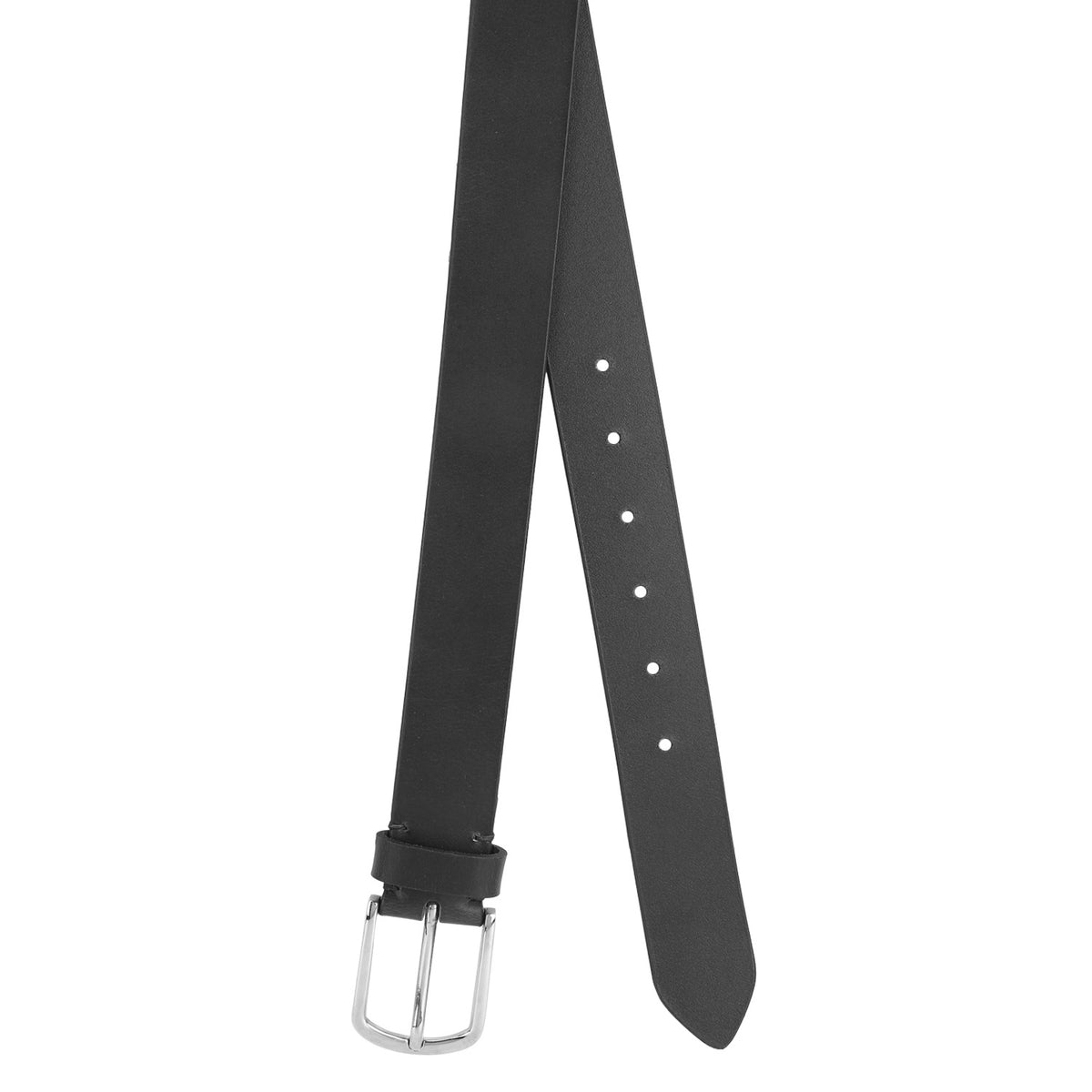 Black oil pull-up belt