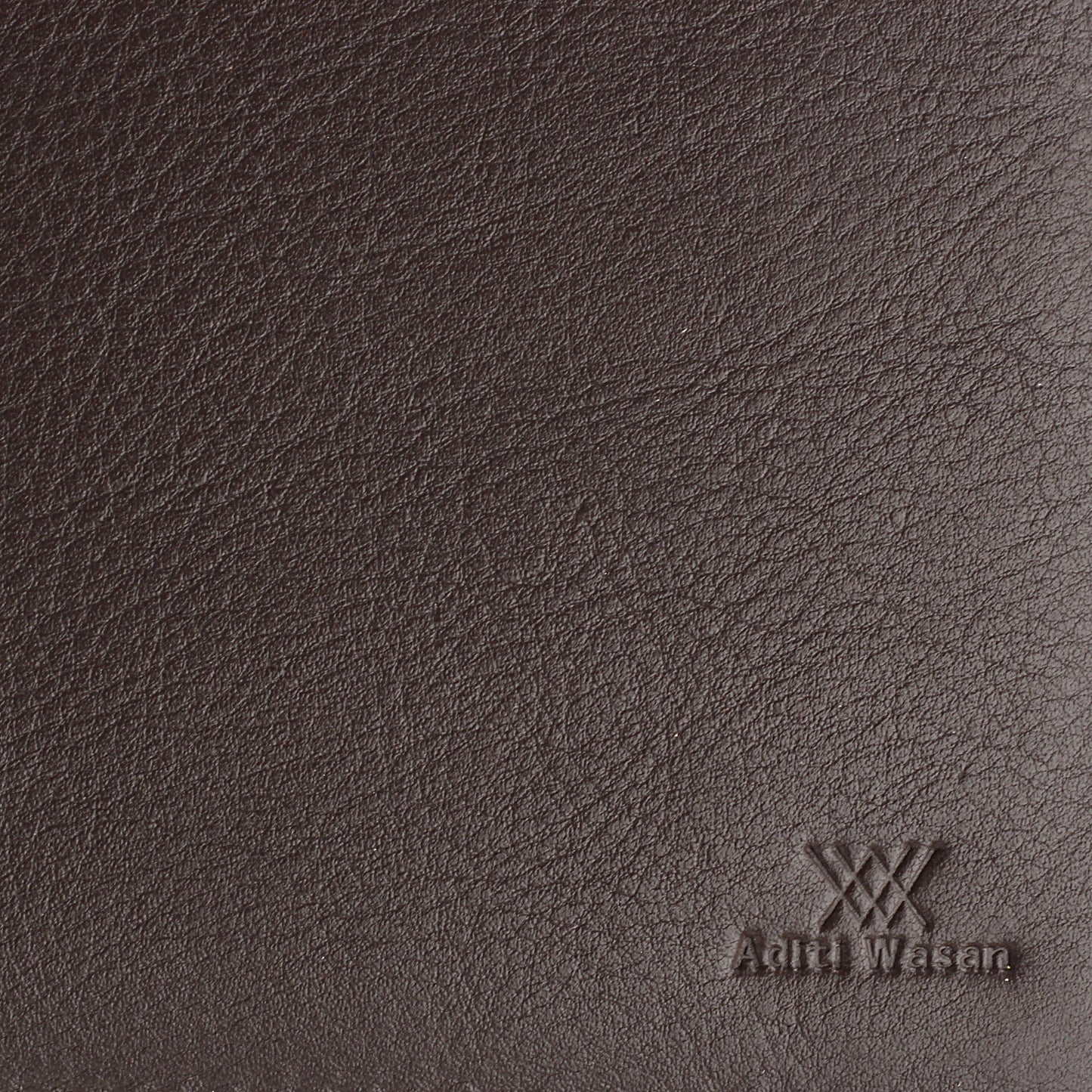 Genuine leather brown travel organizer
