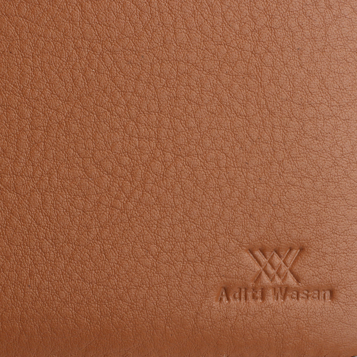Genuine leather cognac tan organizer