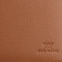 Genuine leather cognac tan organizer