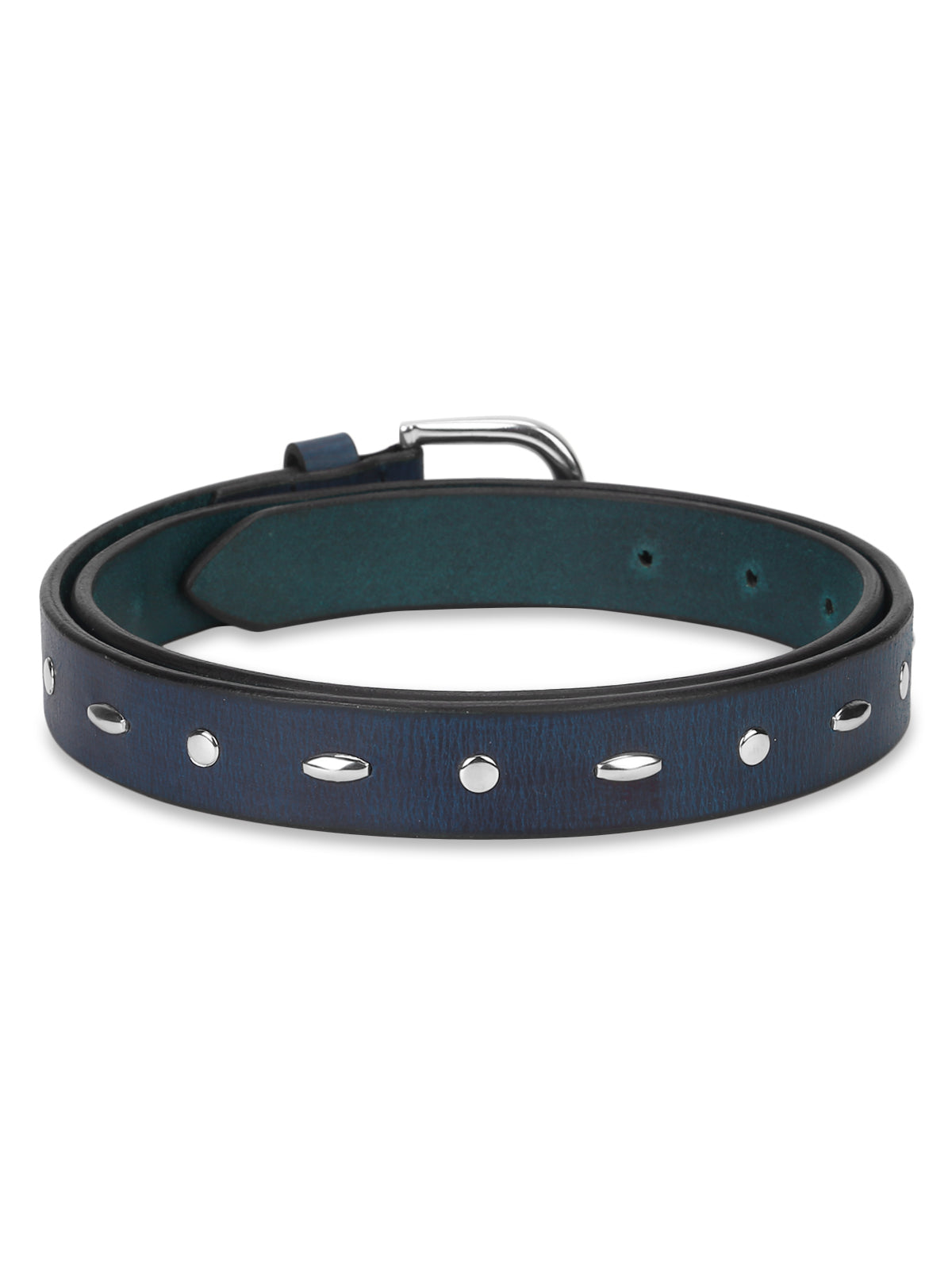 Women Casual Blue Genuine Leather Belt