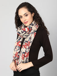Tropical print stole