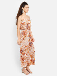 Tropical print jumpsuit