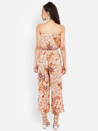 Tropical print jumpsuit