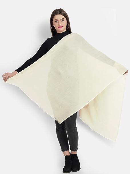 Aditi Wasan Offwhite Viscose Stole