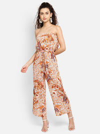 Tropical print jumpsuit