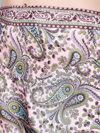 Women Printed Tie Front Top and Palazzo Pant Co-ord Set