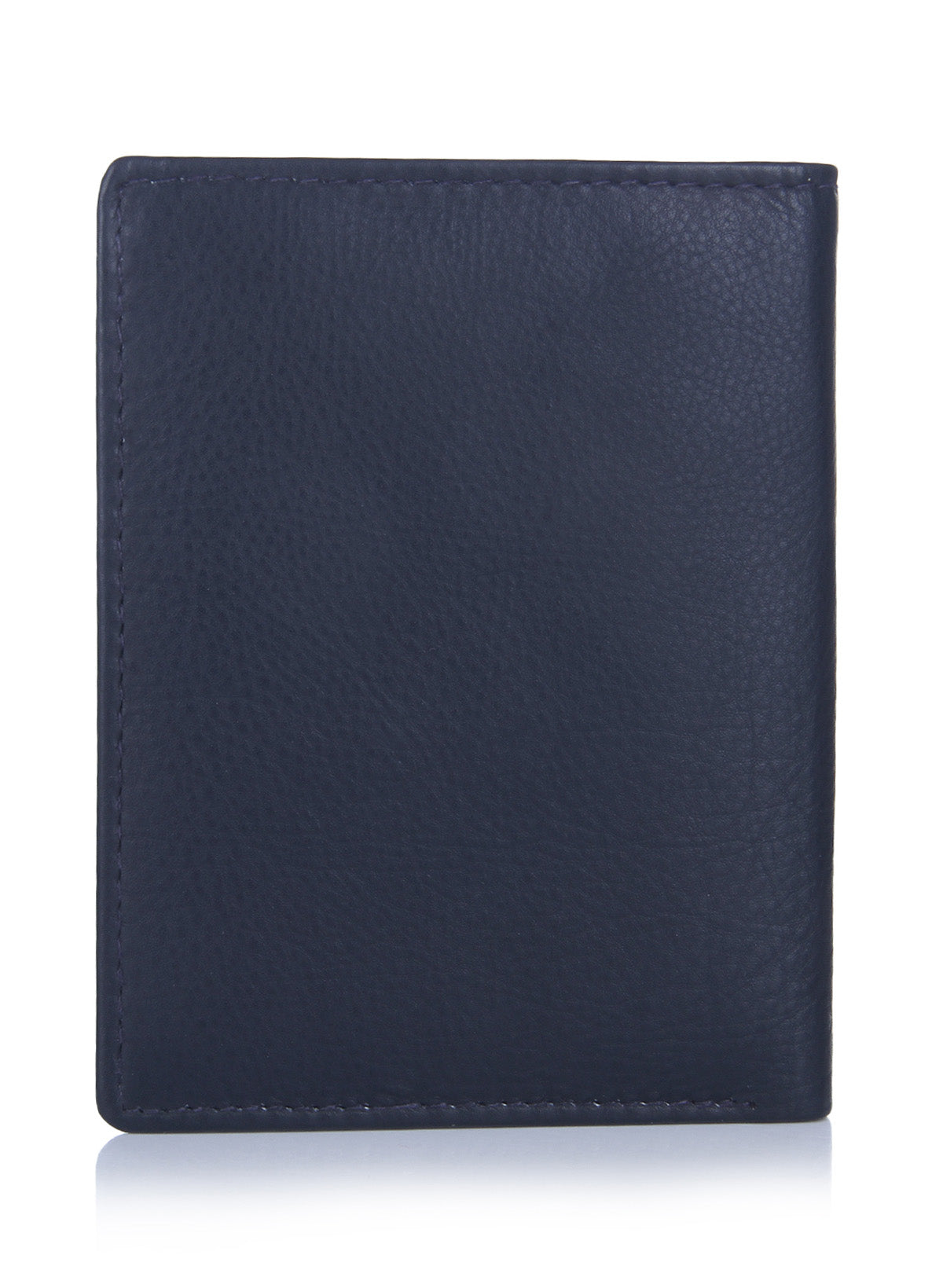 Genuine Leather Dark Blue Card Wallet