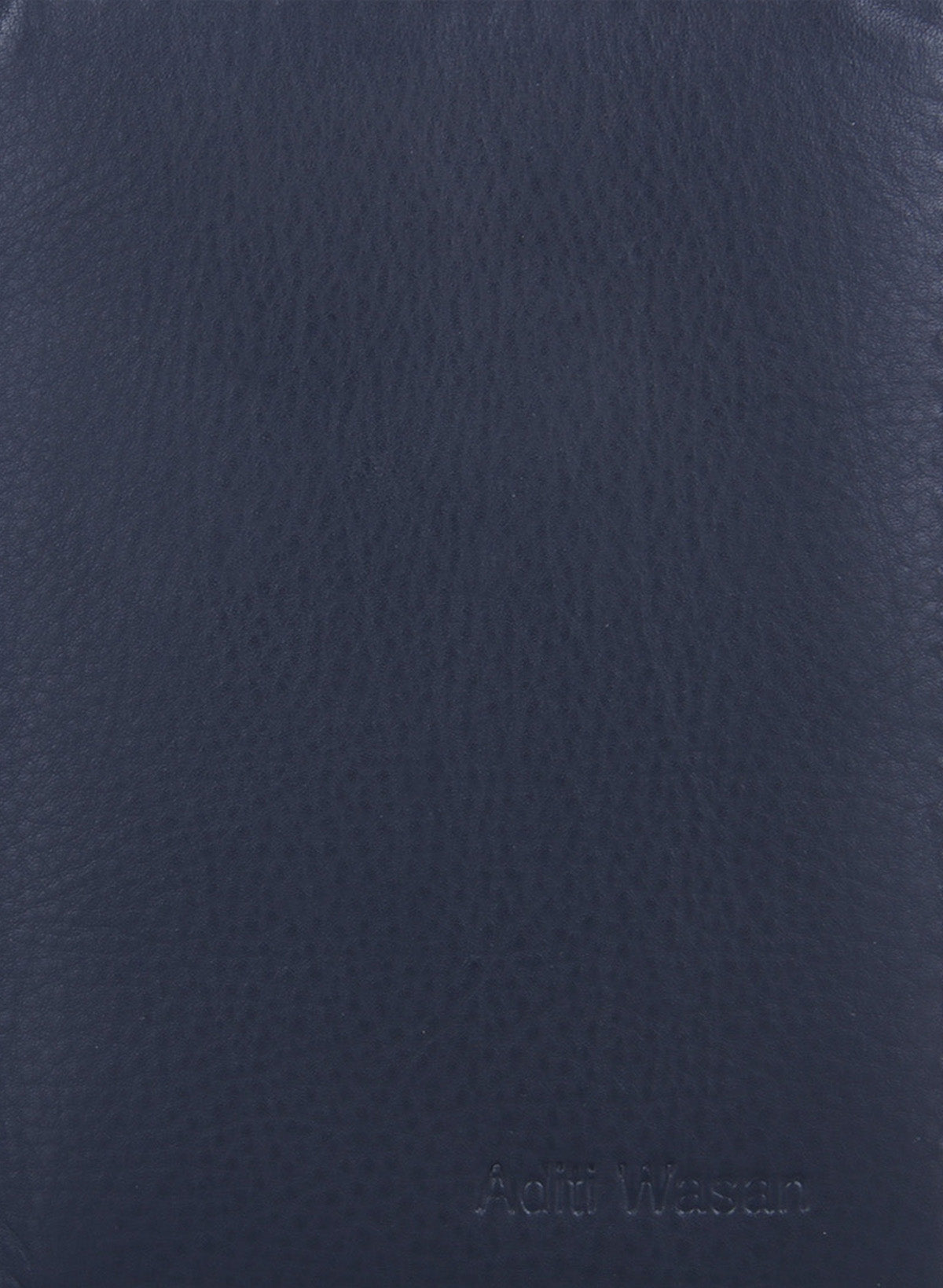 Genuine Leather Dark Blue Card Wallet