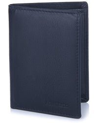 Genuine Leather Dark Blue Card Wallet