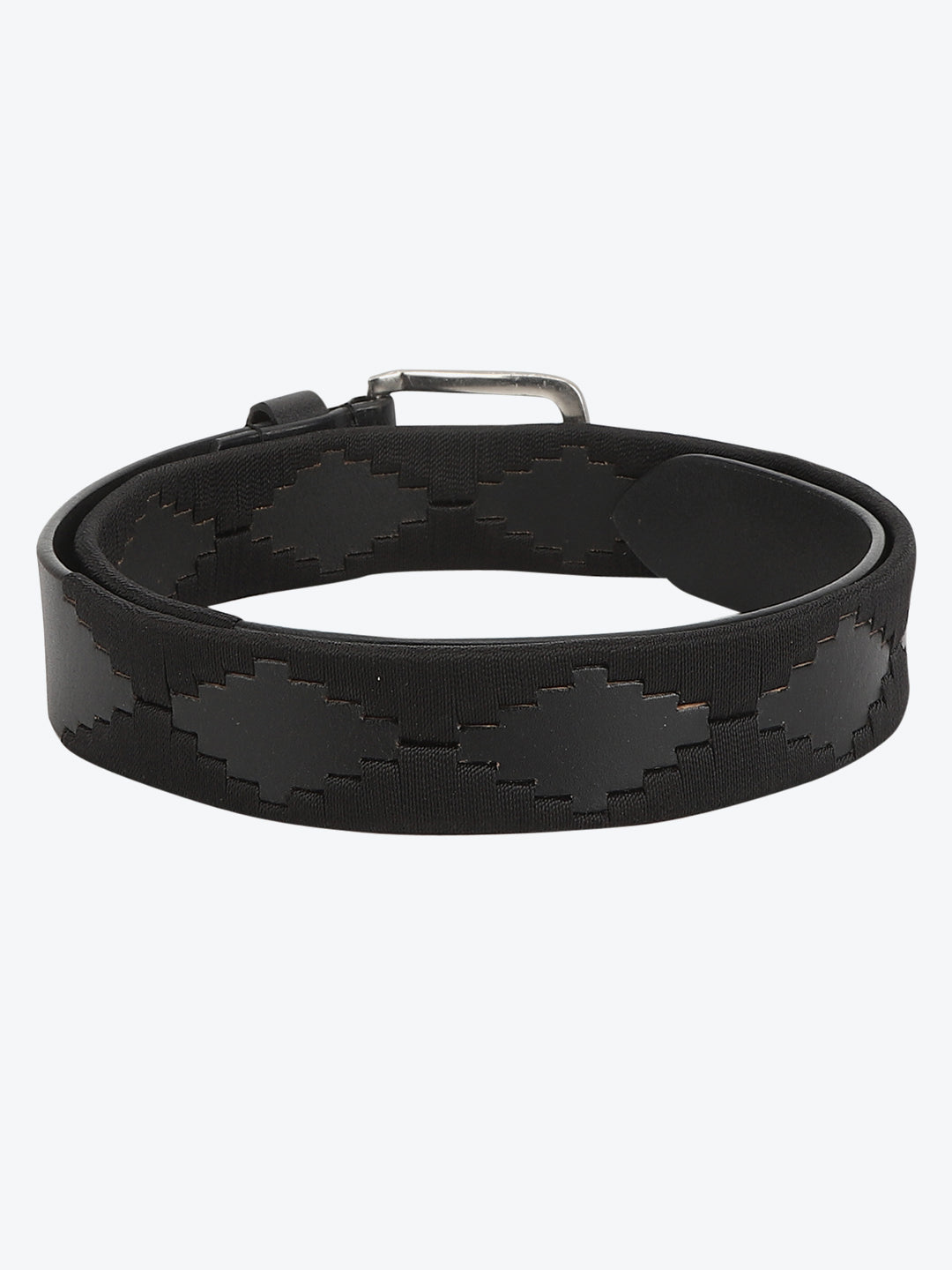 Hand embroidered polo belt