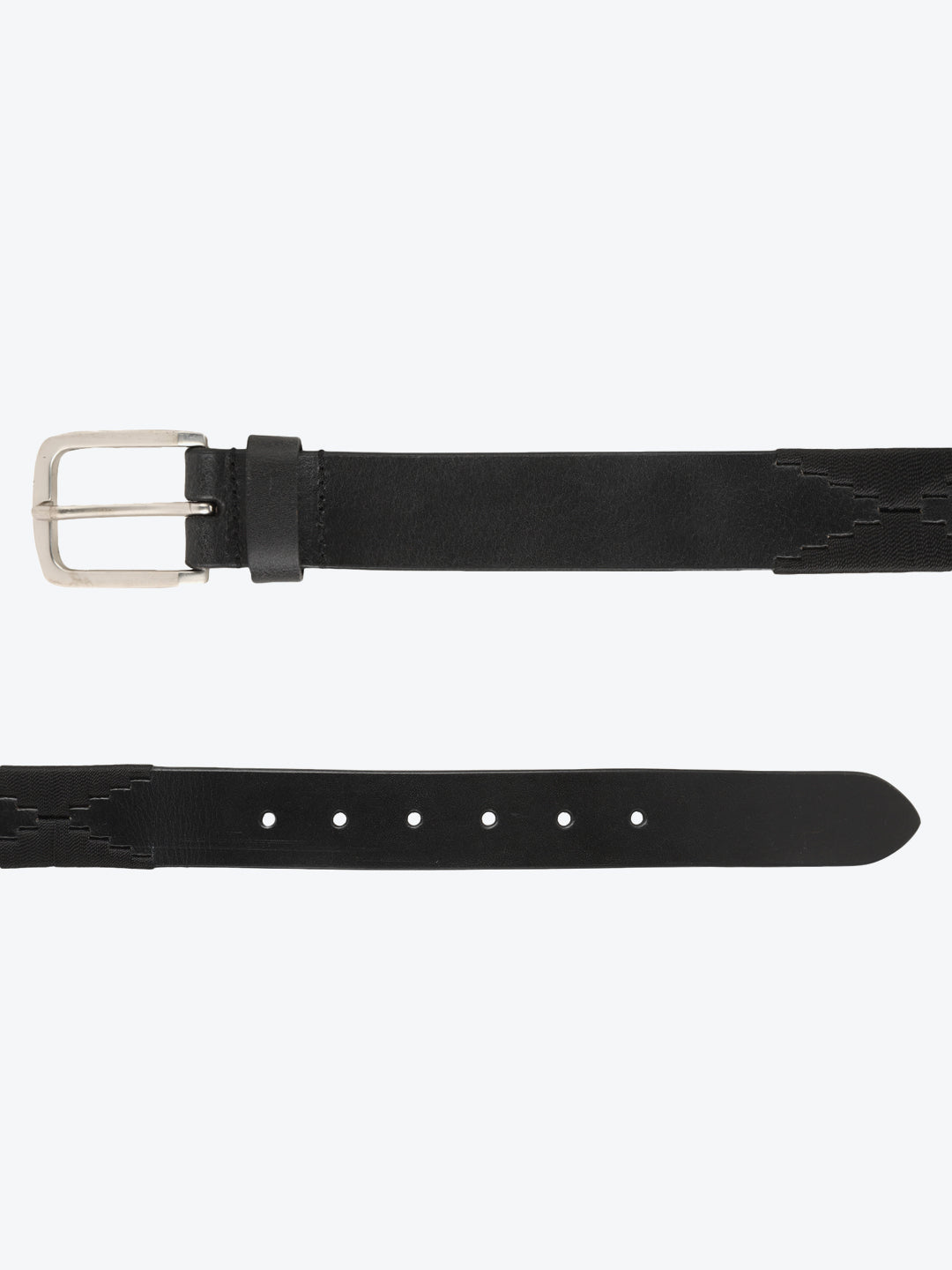 Hand embroidered polo belt