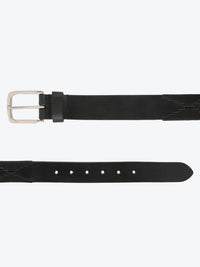 Hand embroidered polo belt