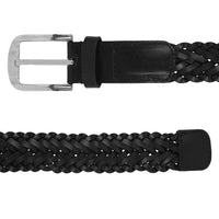 Black Braided Belt