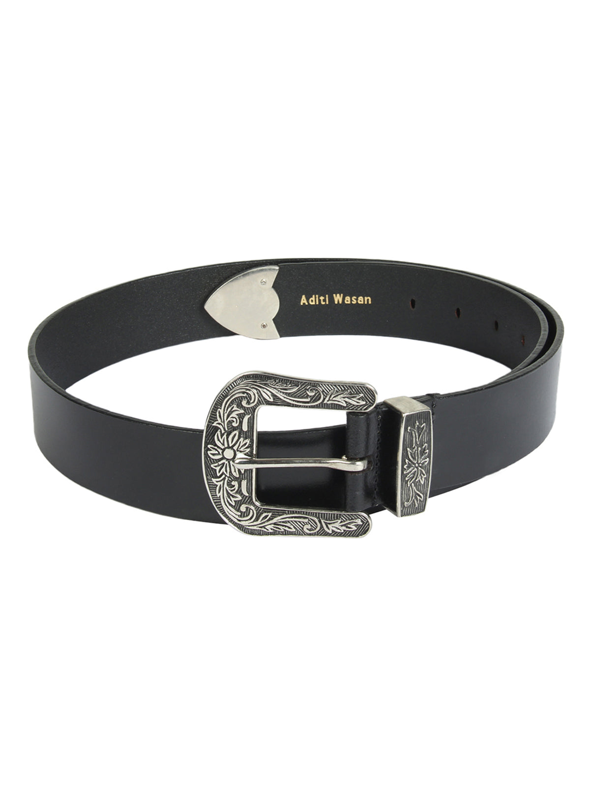 Black Western Cowboy Belt