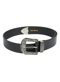 Black Western Cowboy Belt