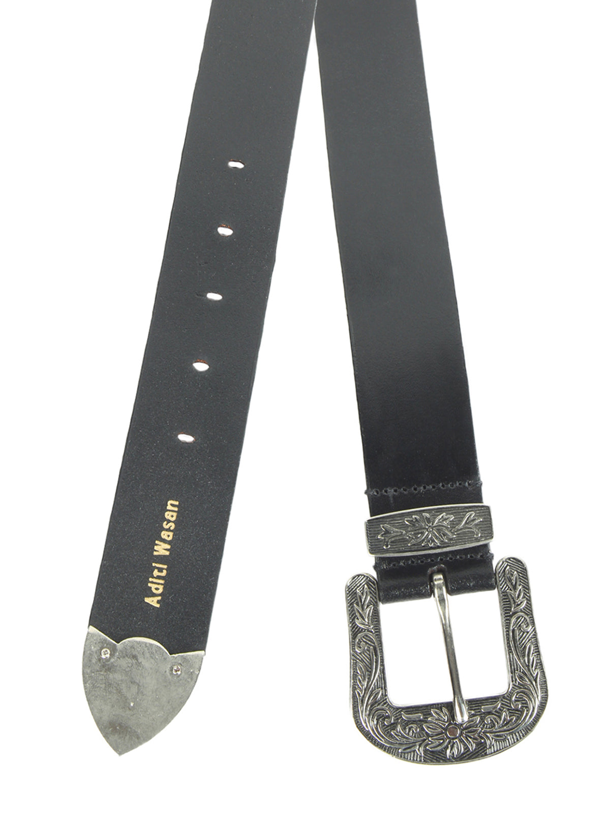Black Western Cowboy Belt