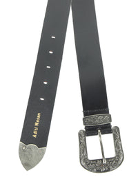 Black Western Cowboy Belt