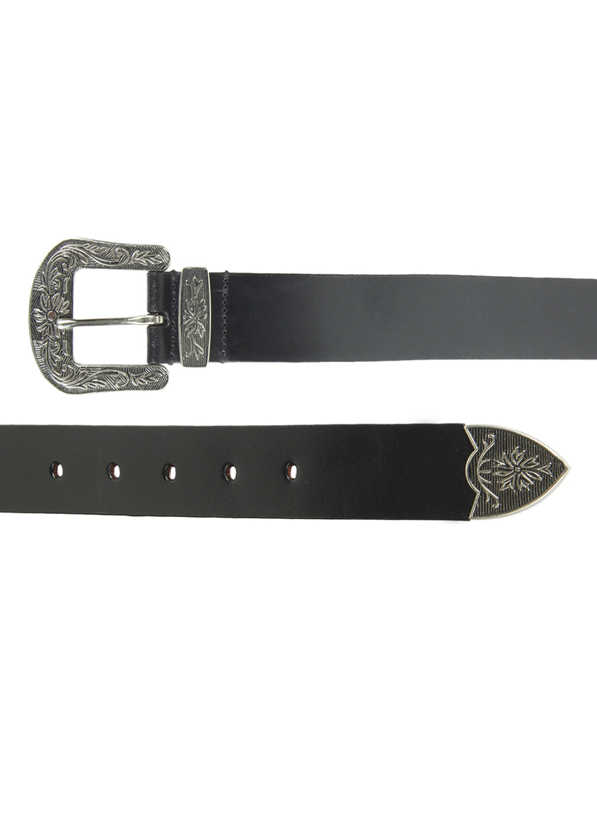 Black Western Cowboy Belt