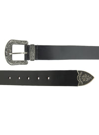 Black Western Cowboy Belt