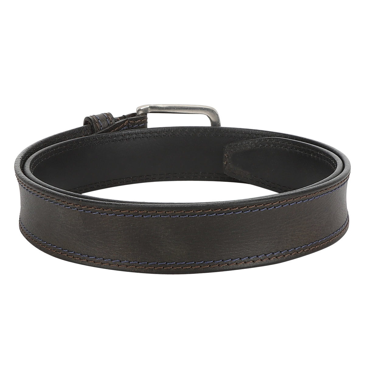 Contrast stitch casual belt