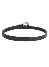 Black textured cowboy Women's Belt