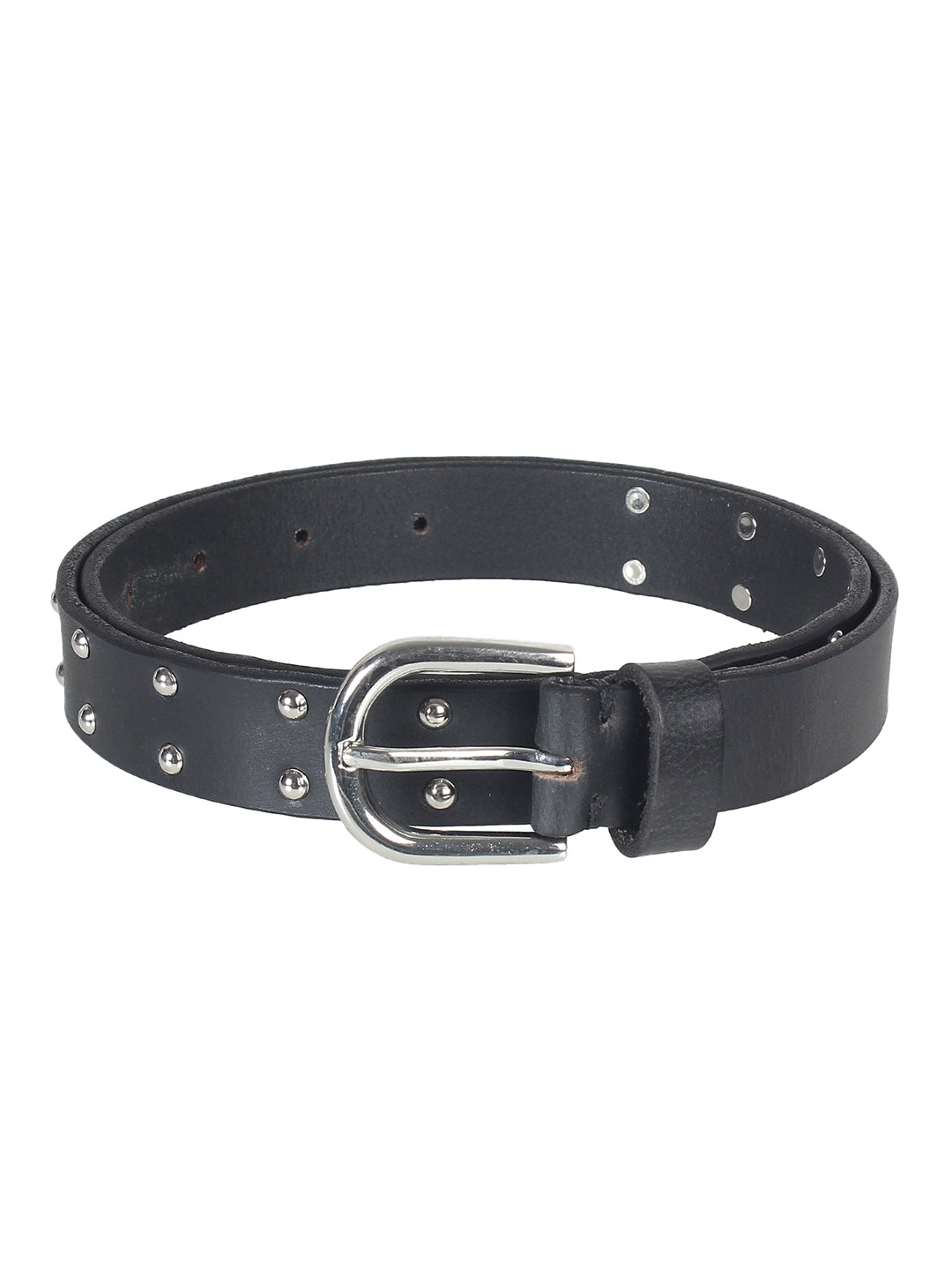 Black Studded Women's Belt