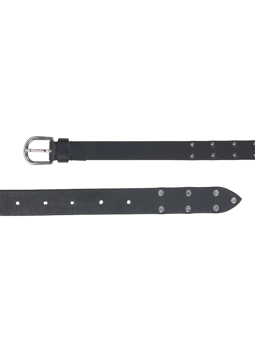 Black Studded Women's Belt