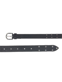 Black Studded Women's Belt