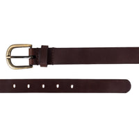 Brown Oil Pull-Up Women's Belt
