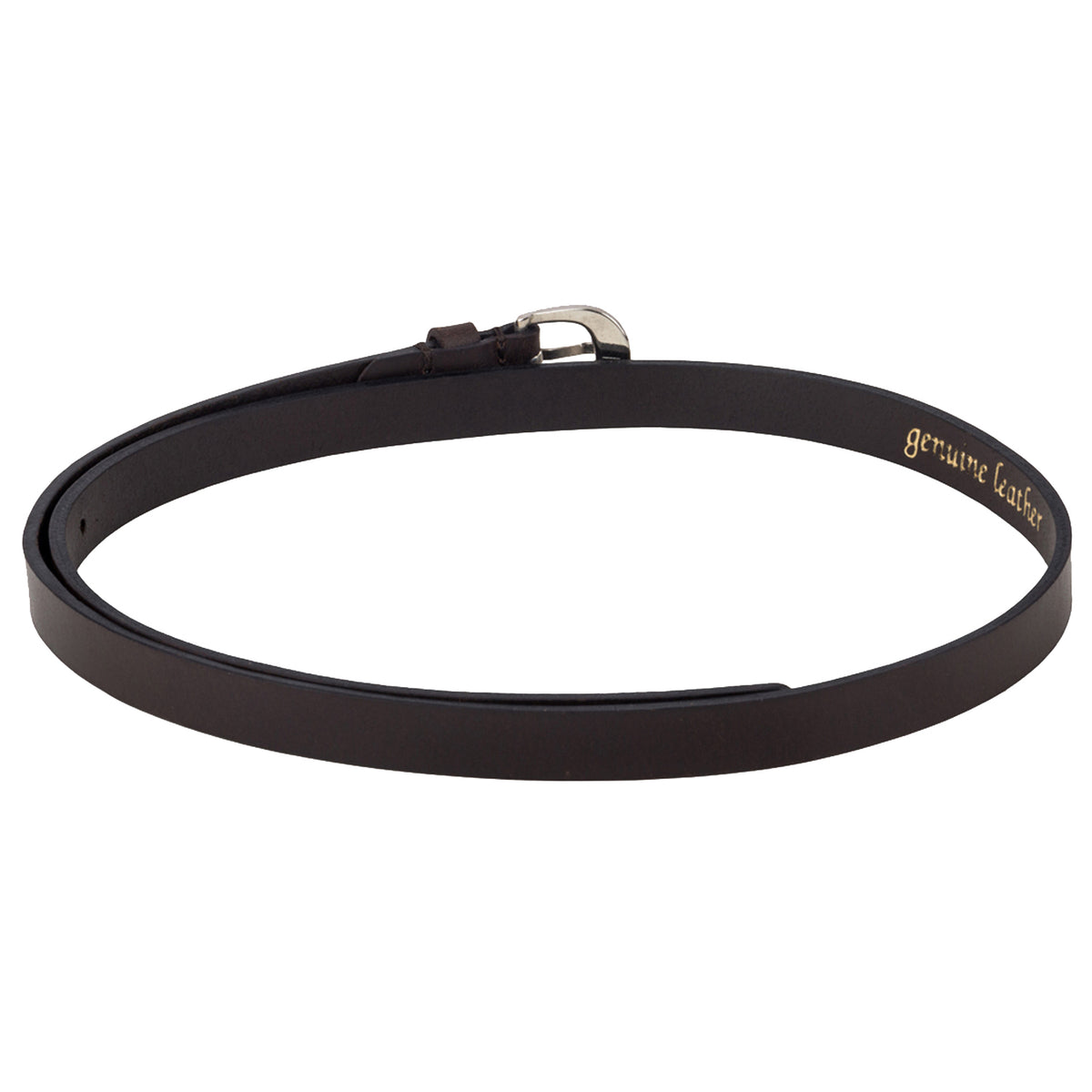Genuine leather dark brown Women's Belt