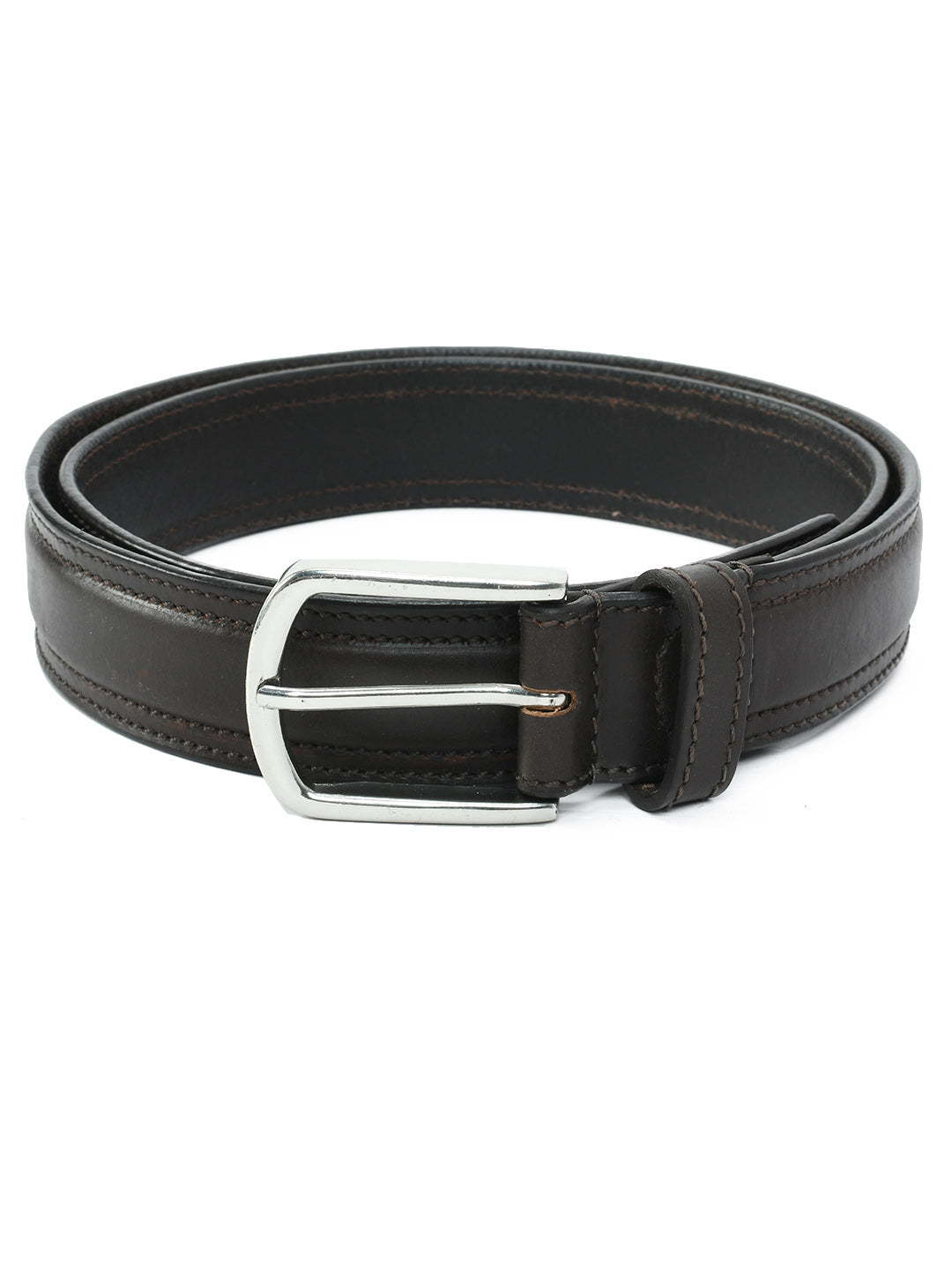 Genuine Leather Brown Profile Men's Belt