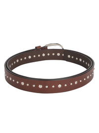 Aditi Wasan Women Casual Brown Studded Leather Belt