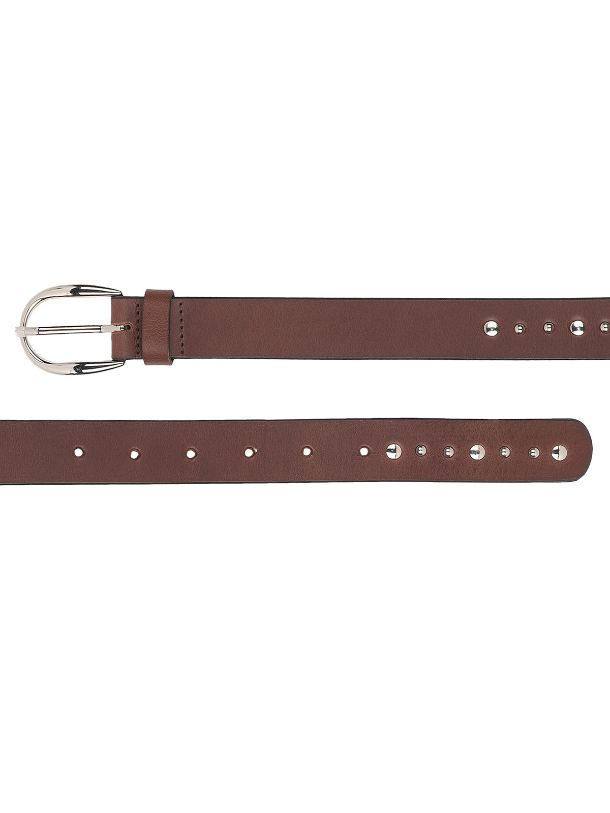 Aditi Wasan Women Casual Brown Studded Leather Belt