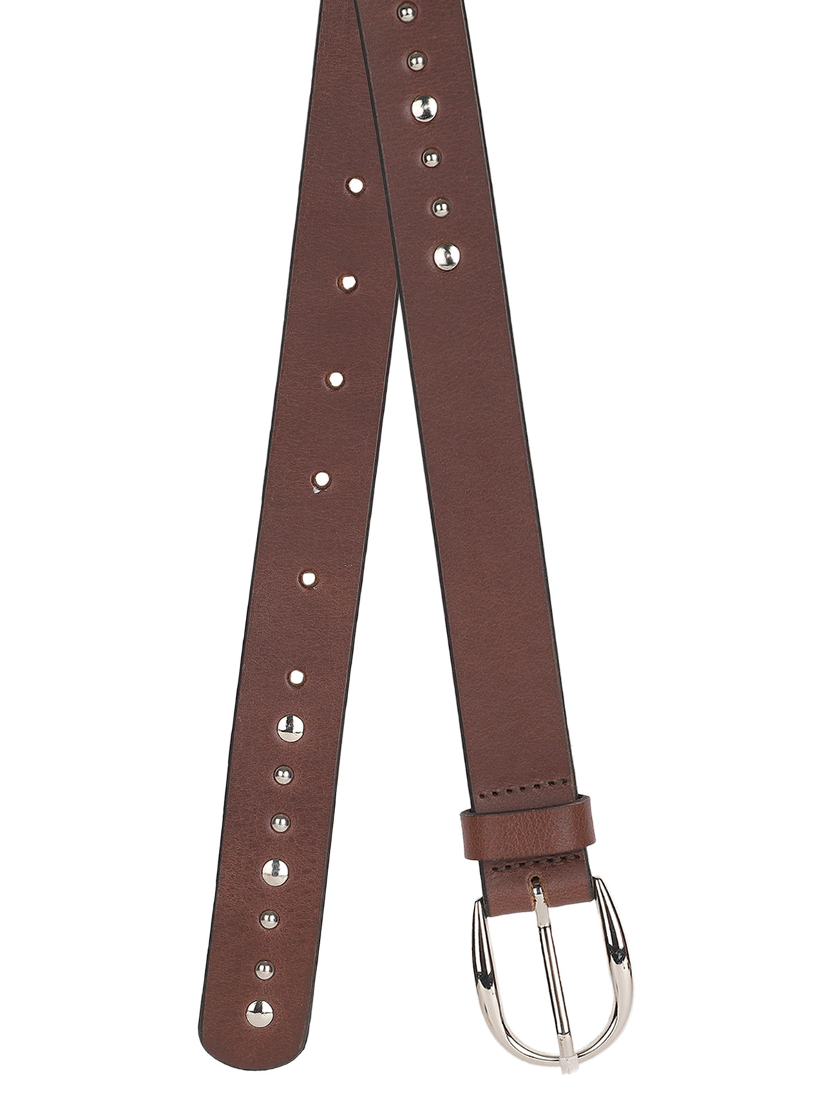 Aditi Wasan Women Casual Brown Studded Leather Belt