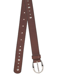 Aditi Wasan Women Casual Brown Studded Leather Belt