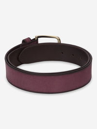 Maroon elegant belt