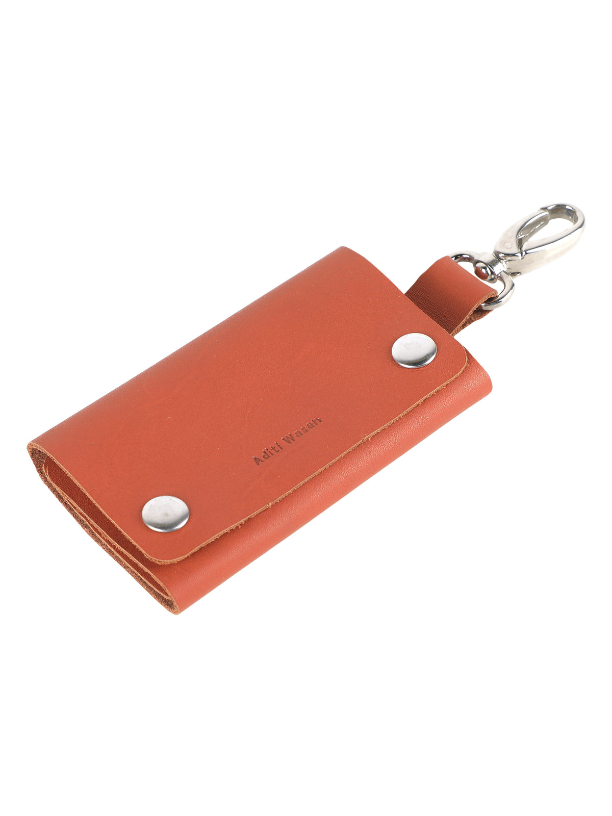 Genuine leather tan key holder