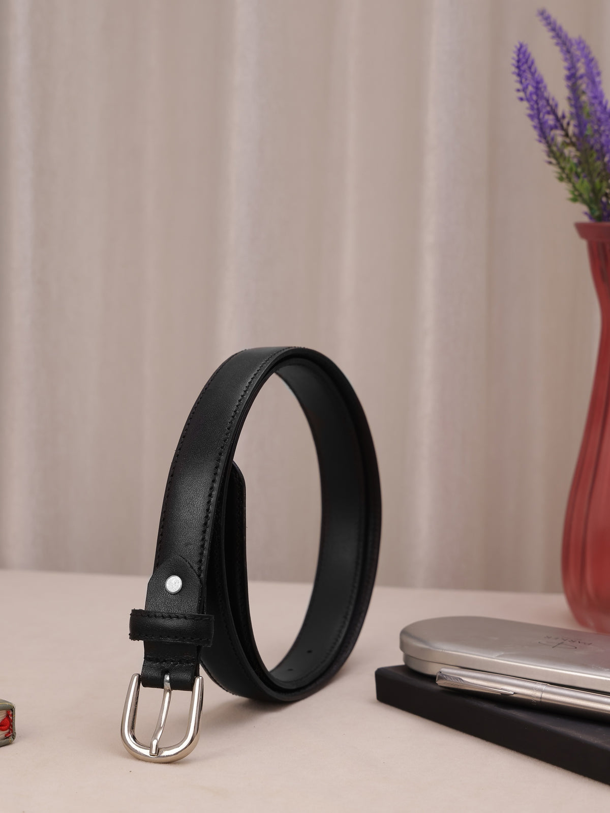 Aditi Wasan Solid Black Women's Belt