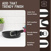 Aditi Wasan Solid Black Women's Belt