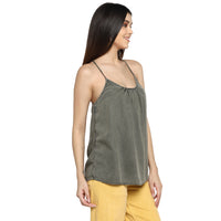 Cross Back Spaghetti Strap Camisole Top