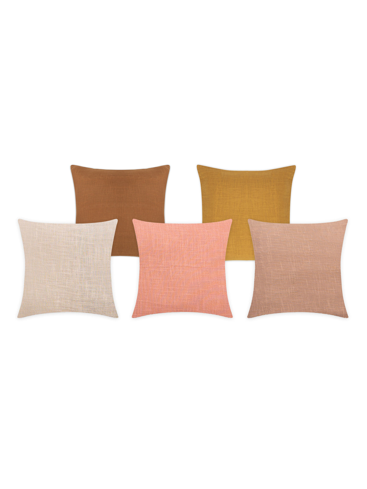 Cotton slub cushion covers Pack of 5