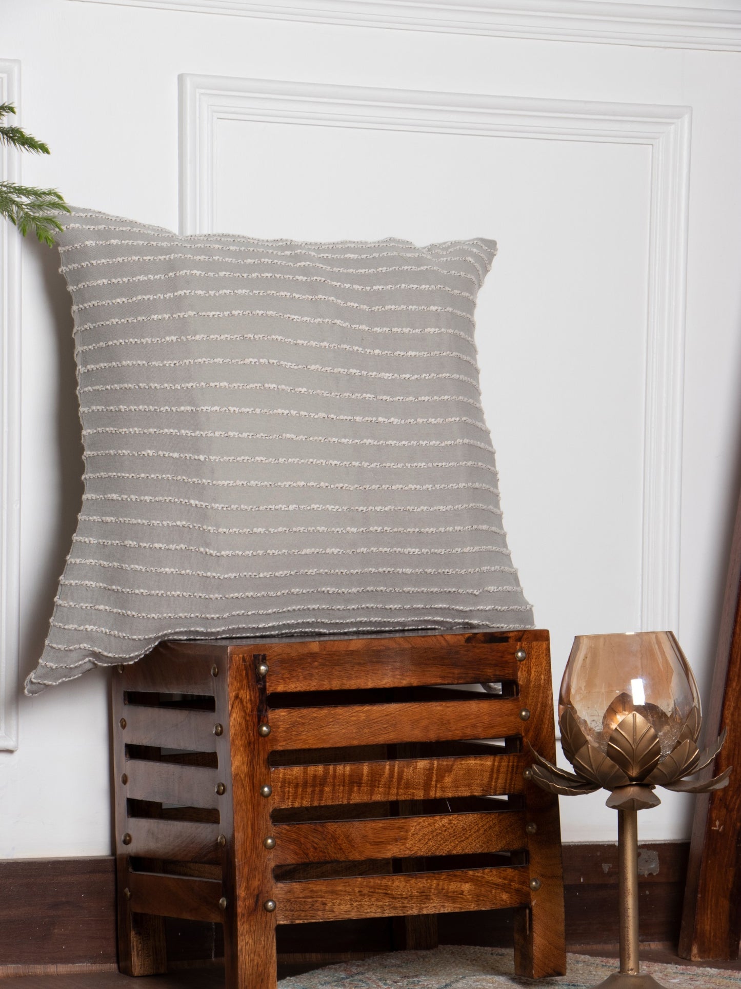 Cotton knit cushion covers Pack of 6