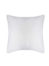 Grey cotton two tone basket weave pattern cushion cover