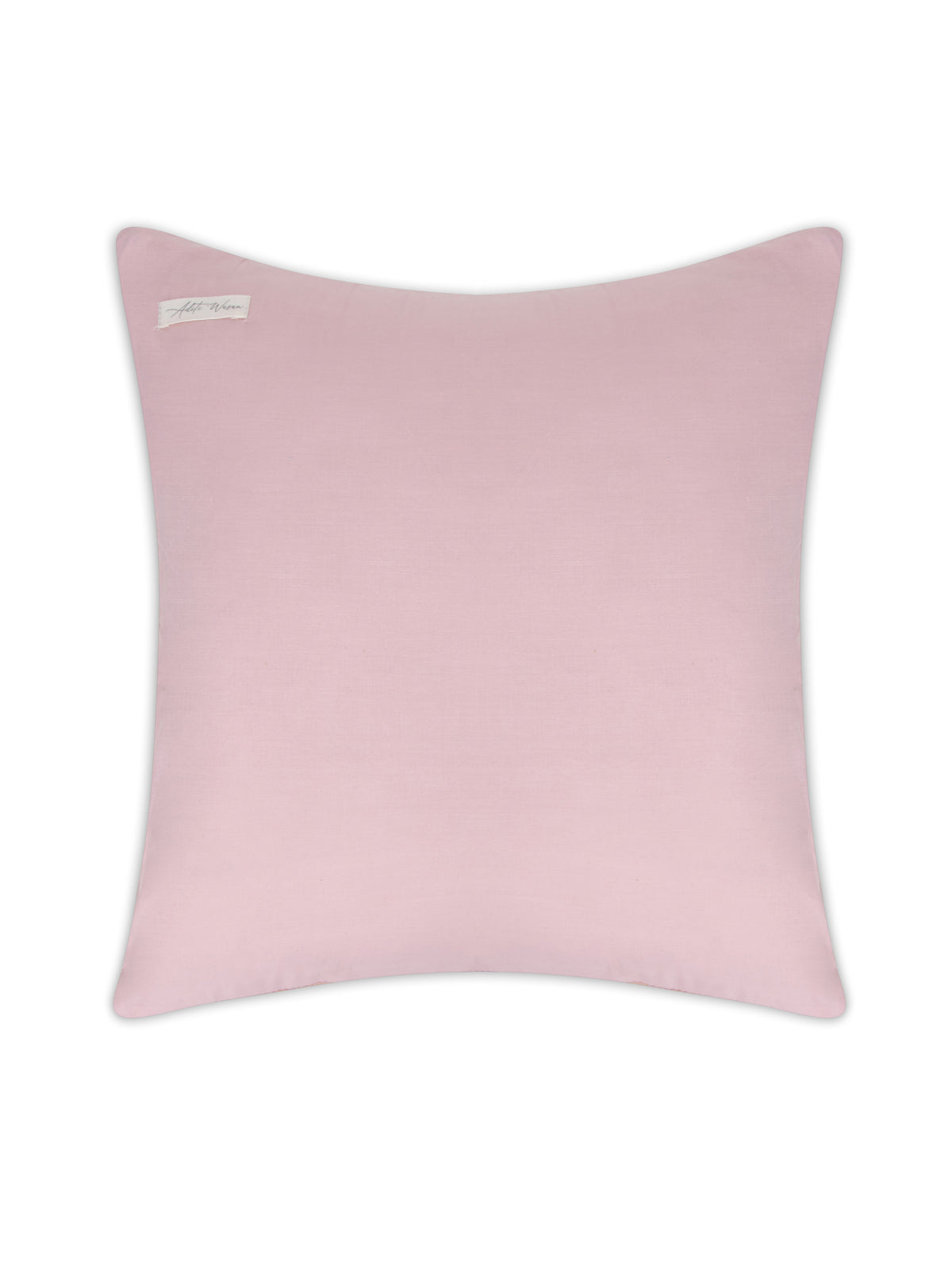 Peach Cotton slub cushion cover