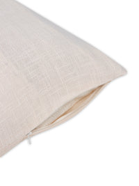 Offwhite Cotton slub cushion cover