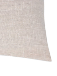 Offwhite Cotton slub cushion cover